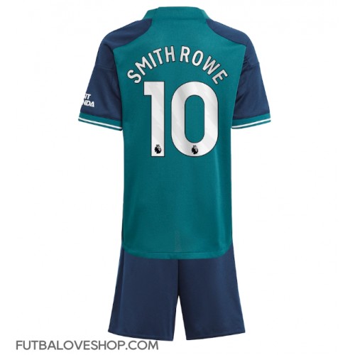 Dres Arsenal Emile Smith Rowe #10 Tretina pre deti 2023-24 Krátky Rukáv (+ trenírky)